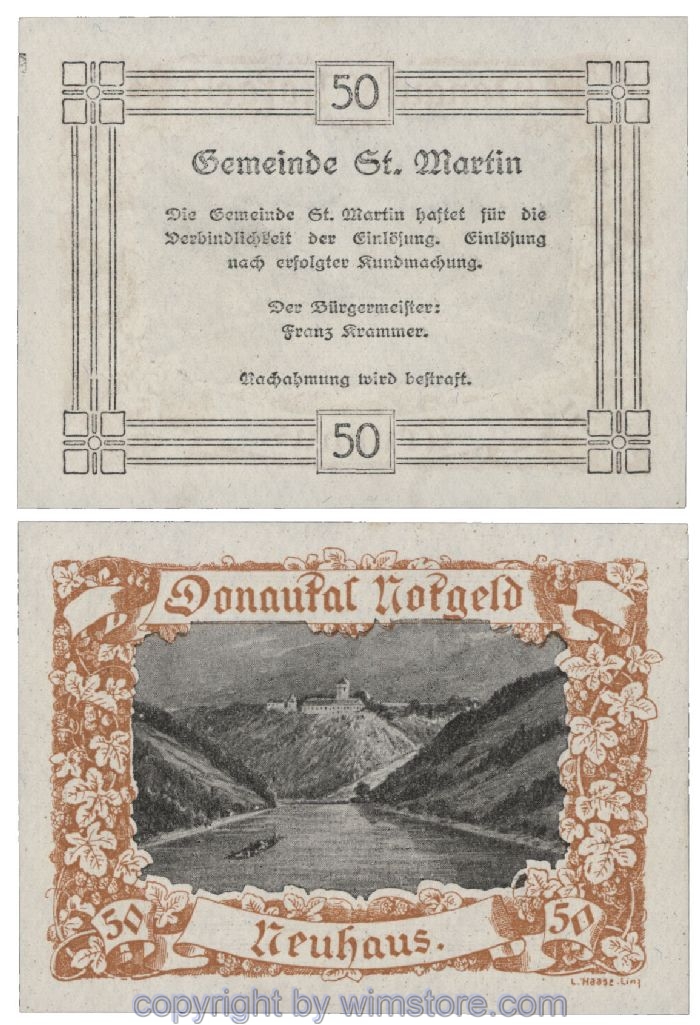 Donautal, G0127a014, 50 Heller; 1