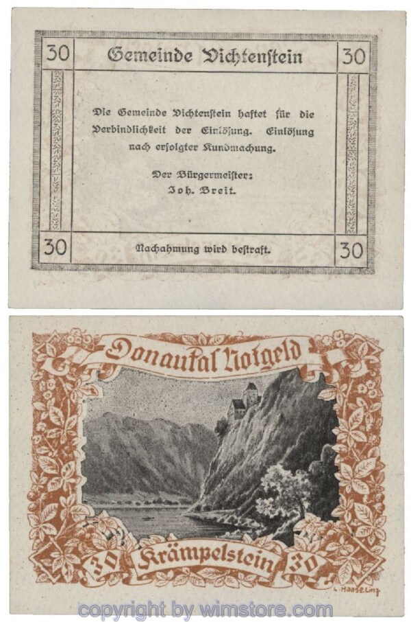 Donautal, G0127a015, 30 Heller; 1