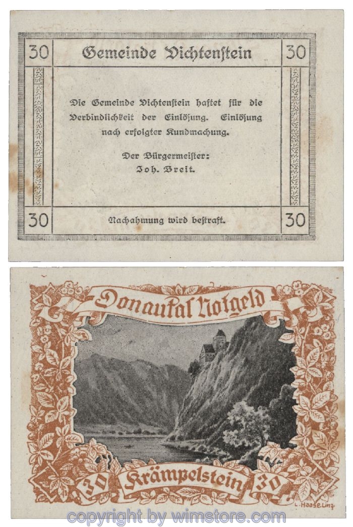 Donautal, G0127a015, 30 Heller; 1-