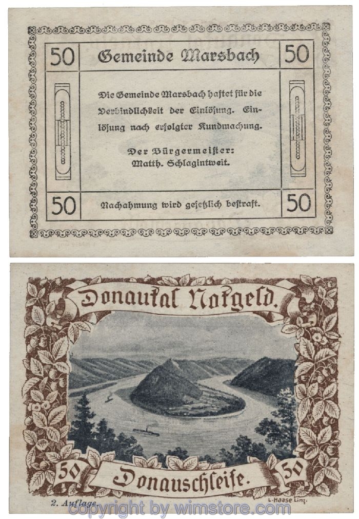 Donautal, G0127b018, 50 Heller; 1-