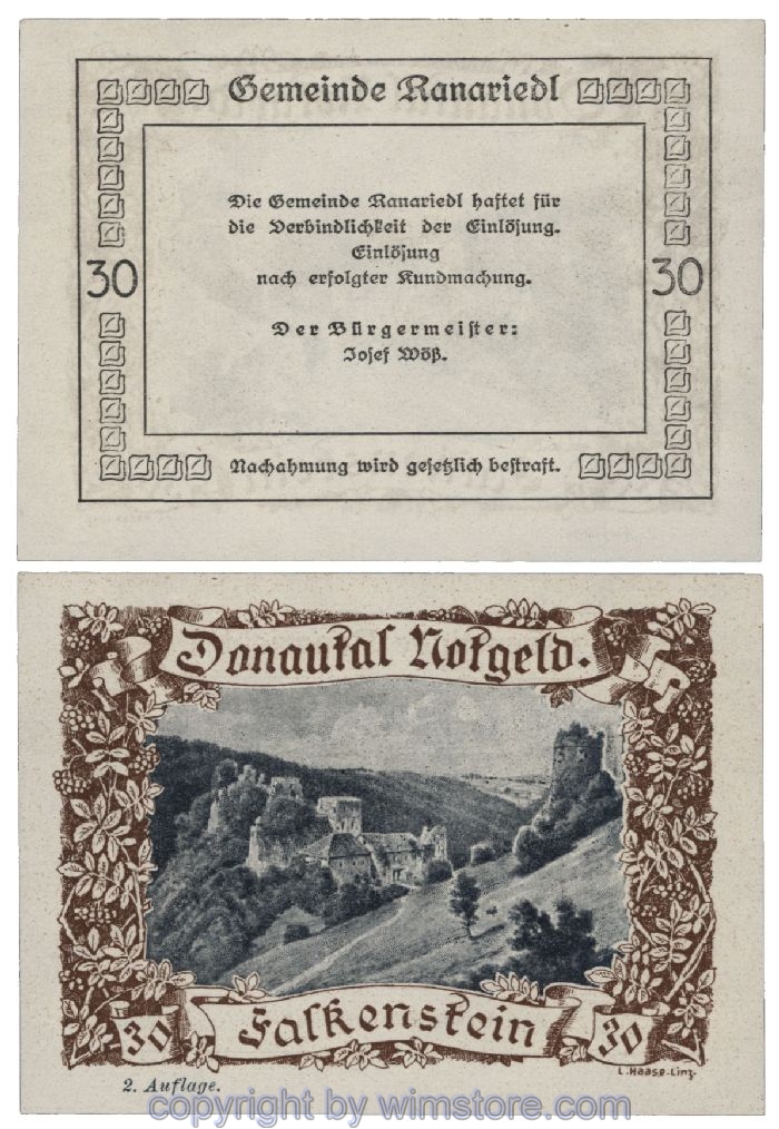 Donautal, G0127b019, 30 Heller; 1