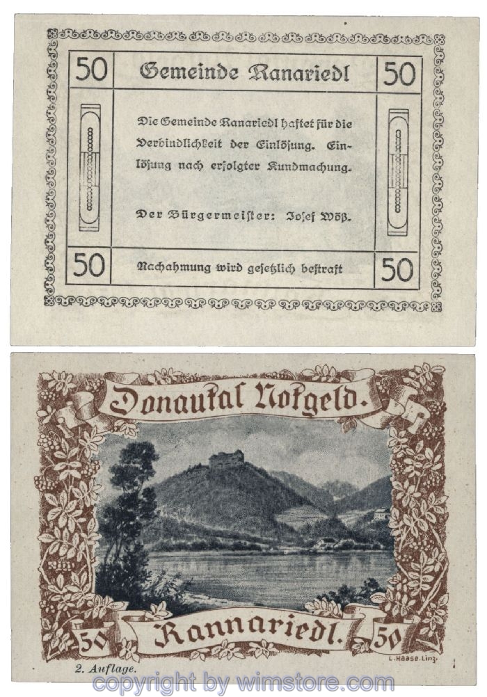 Donautal, G0127b020, 50 Heller; 1