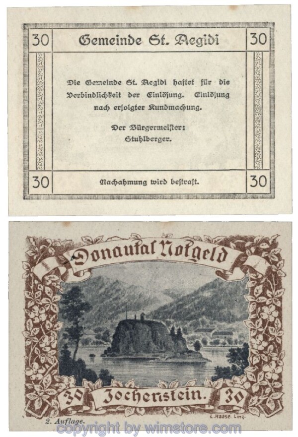 Donautal, G0127b021, 30 Heller; 1-