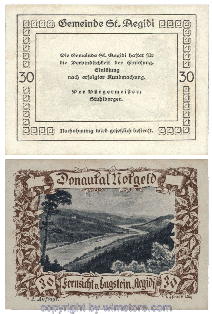 Donautal, G0127b024, 30 Heller; 1-