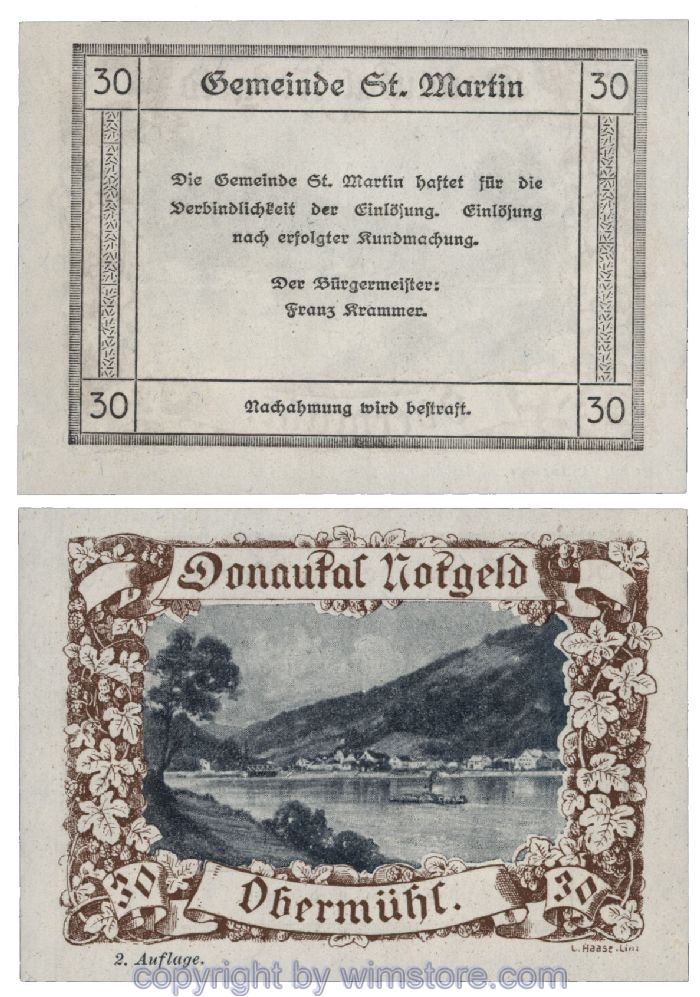 Donautal, G0127b029, 30 Heller; 1