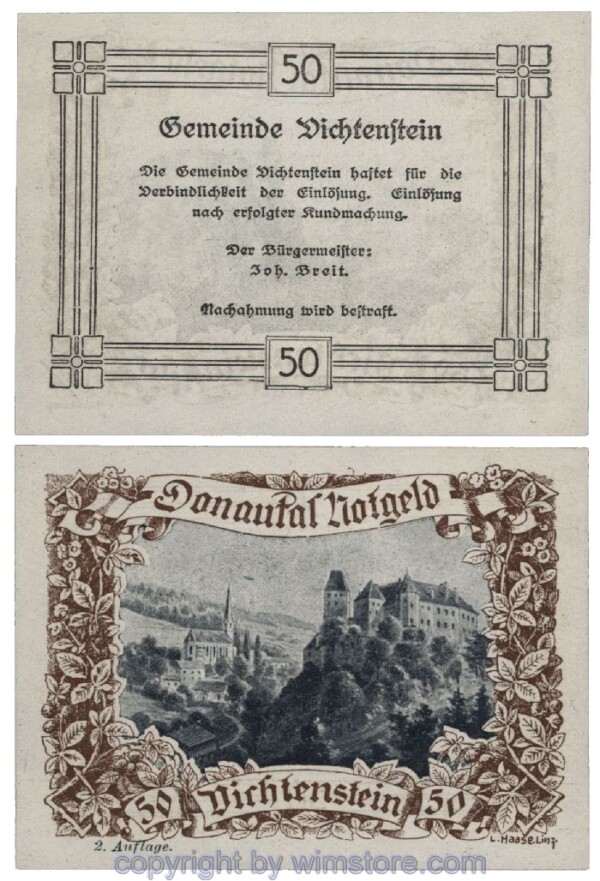 Donautal, G0127b032, 50 Heller; 1