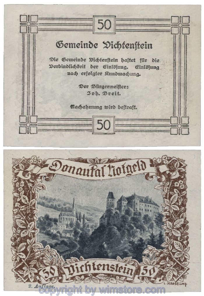 Donautal, G0127b032, 50 Heller; 1-