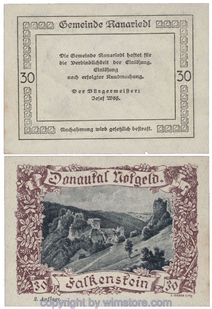 Donautal, G0127c035, 30 Heller; 1-