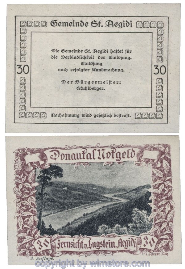 Donautal, G0127c040, 30 Heller; 1-
