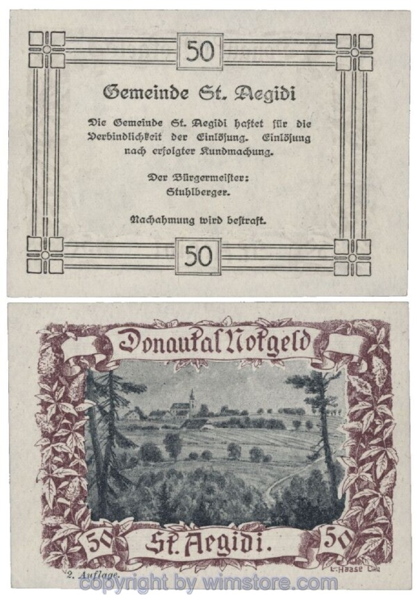Donautal, G0127c044, 50 Heller; 1-