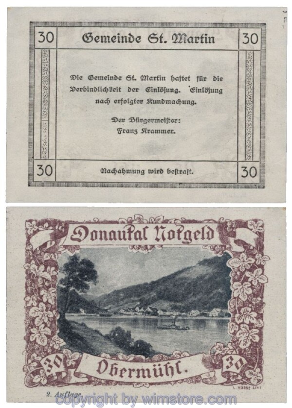 sn102379 Donautal, G0127c045, 30 Heller; 1
