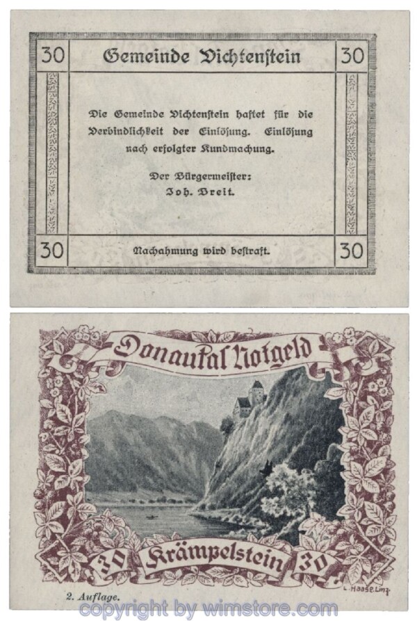 Donautal, G0127c047, 30 Heller; 1