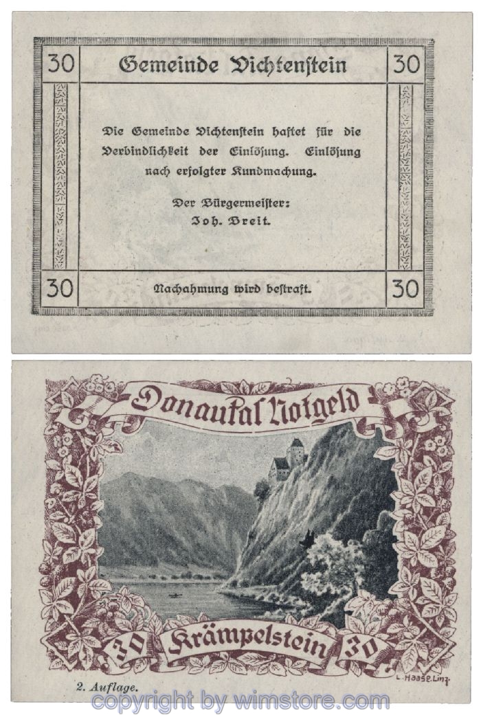 Donautal, G0127c047, 30 Heller; 1