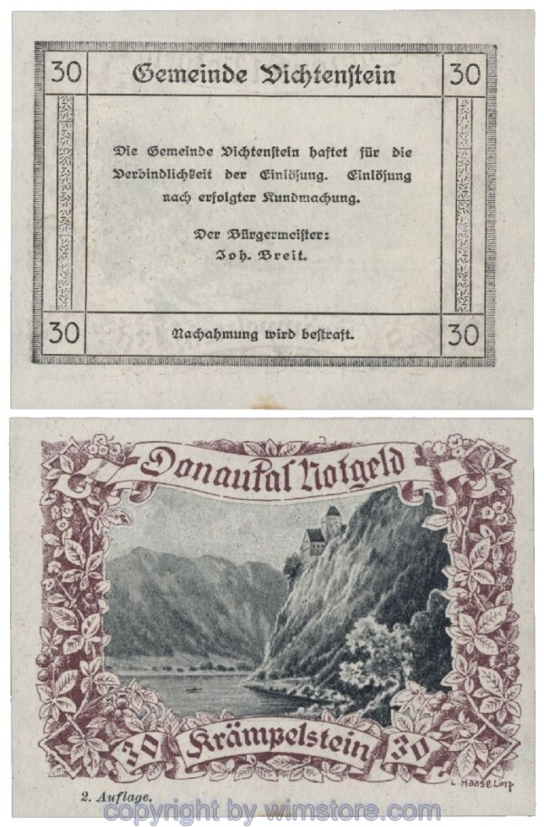 Donautal, G0127c047, 30 Heller; 1-