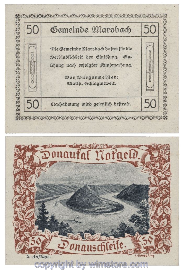 Donautal, G0127d050, 50 Heller; 1