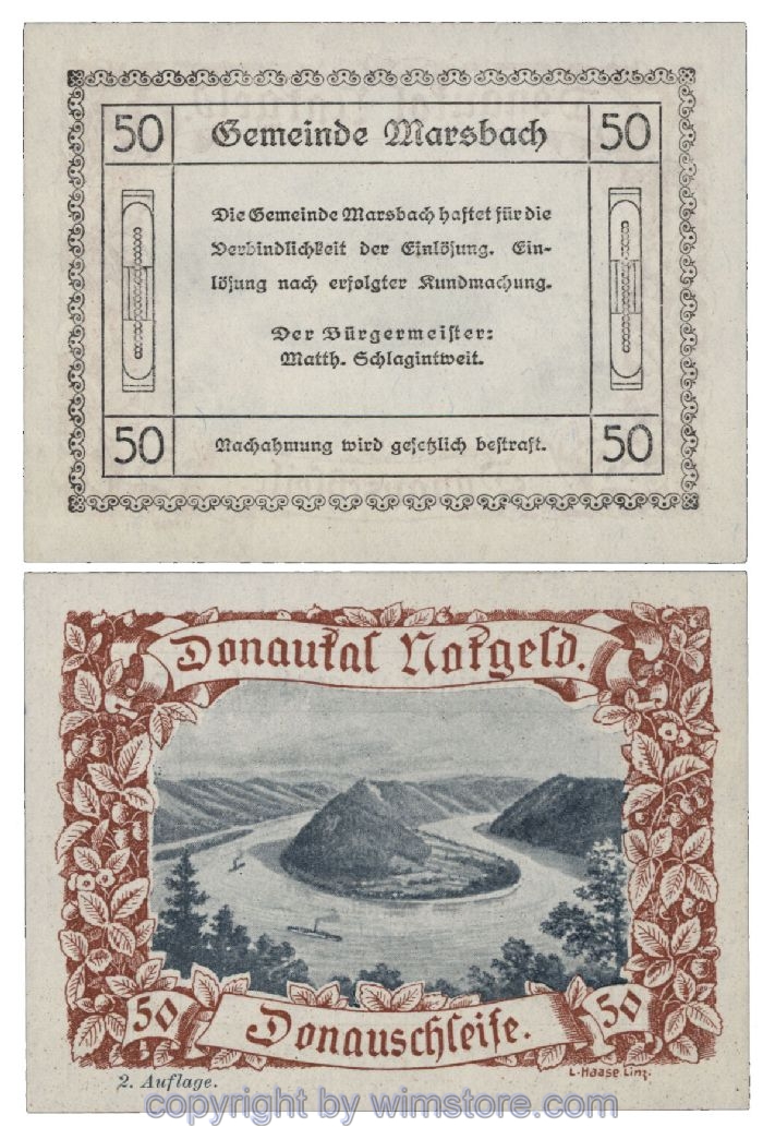 Donautal, G0127d050, 50 Heller; 1-