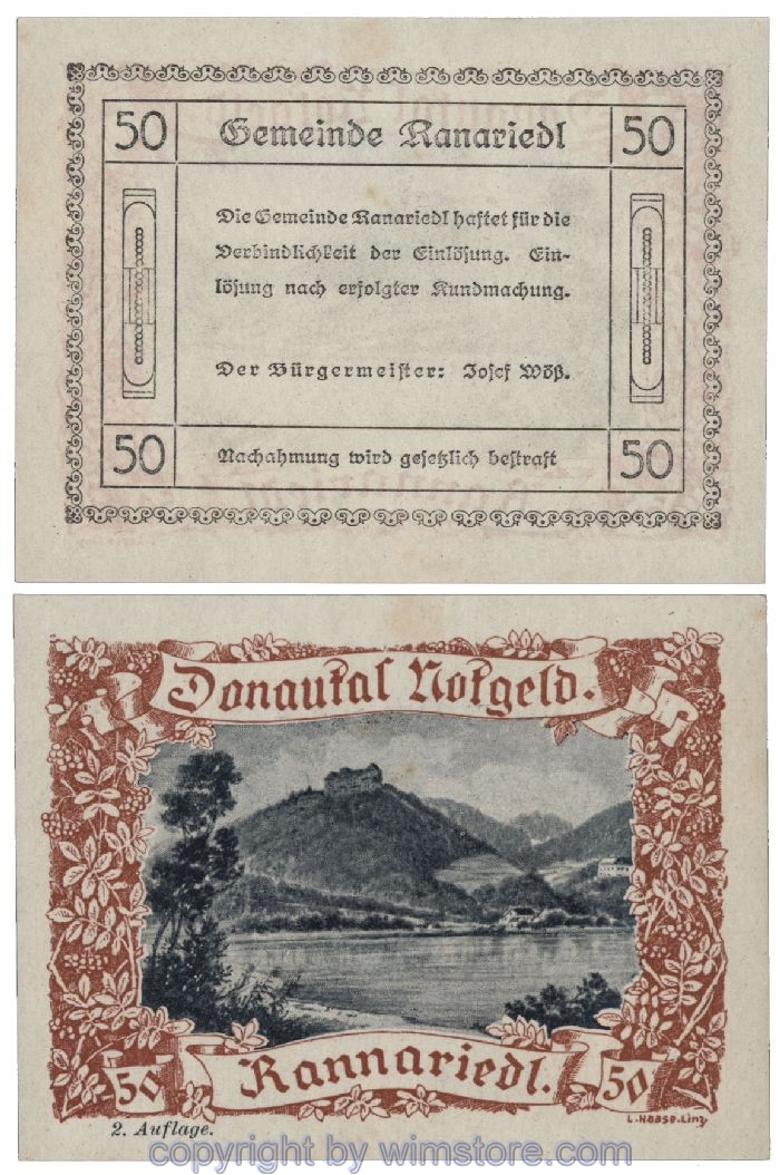 Donautal, G0127d052, 50 Heller; 1-