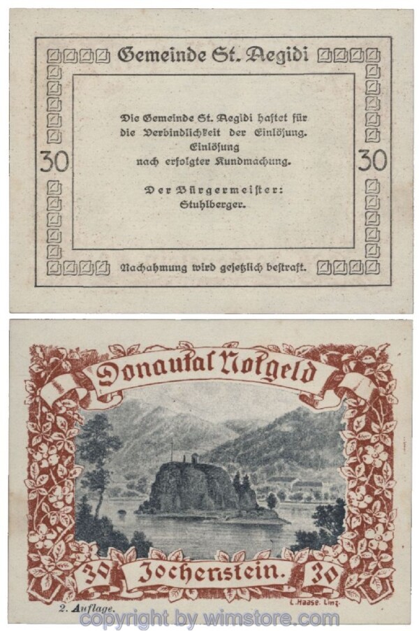 Donautal, G0127d054, 30 Heller; 1