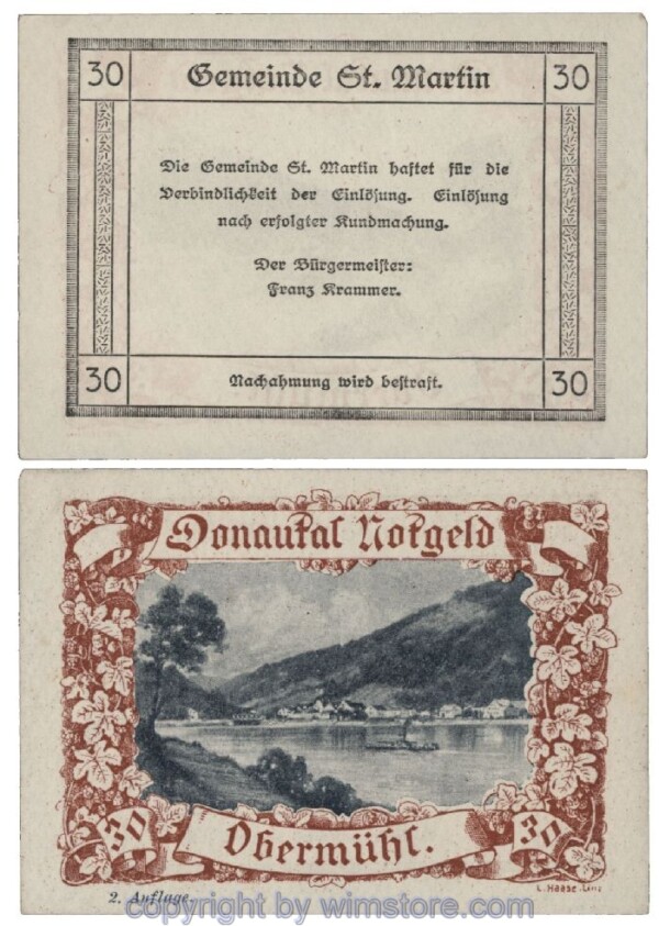 Donautal, G0127d061, 30 Heller; 1-