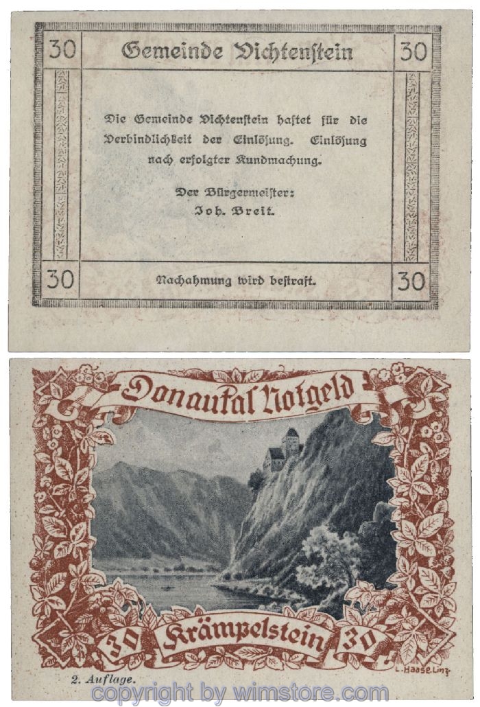 Donautal, G0127d063, 30 Heller; 1