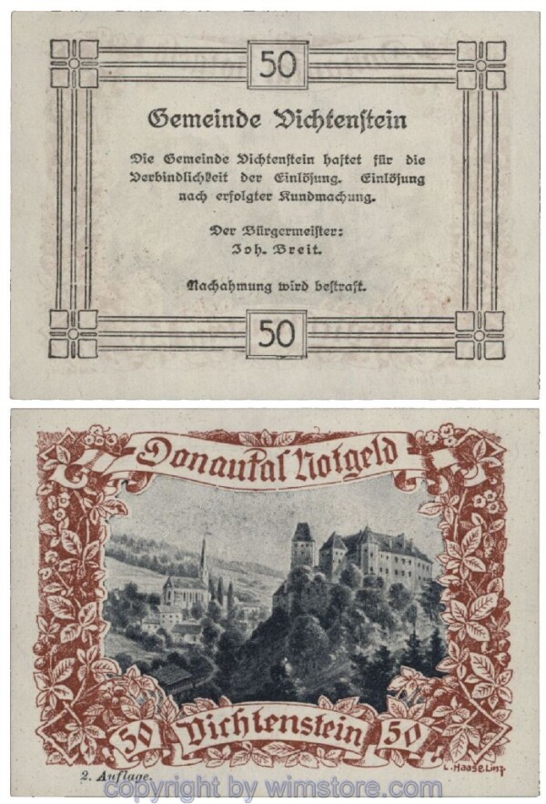 sn102418 Donautal, G0127d064, 50 Heller; 1