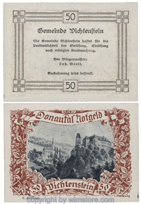 Donautal, G0127d064, 50 Heller; 1-