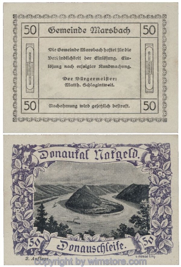 Donautal, G0127e066, 50 Heller; 1