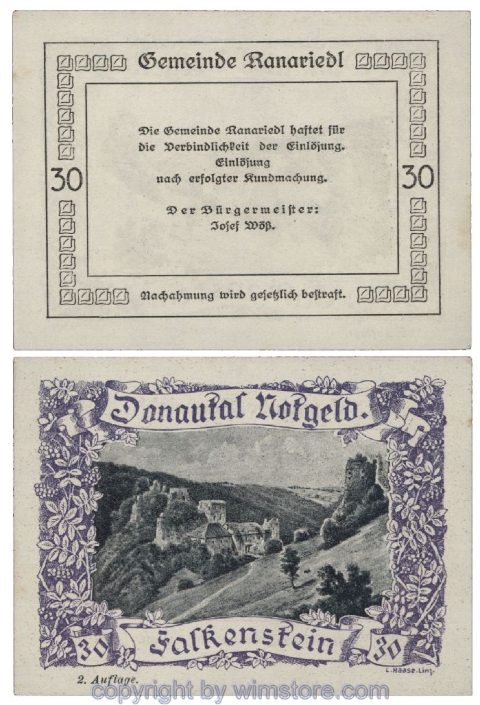 Donautal, G0127e067, 30 Heller; 1-