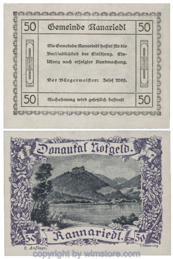 Donautal, G0127e068, 50 Heller; 1-