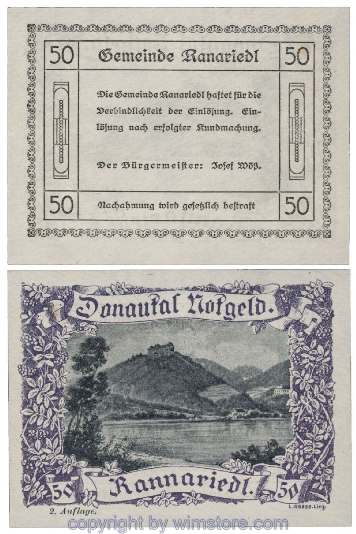 Donautal, G0127e068, 50 Heller; 1-