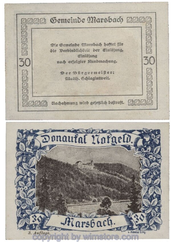Donautal, G0127h113, 30 Heller; 1