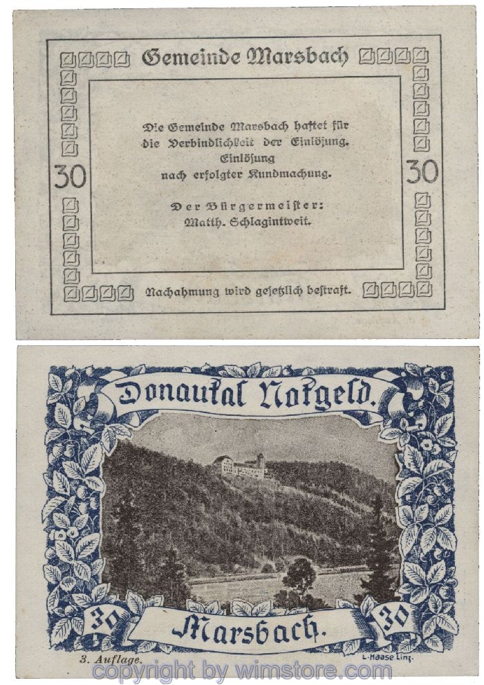 Donautal, G0127h113, 30 Heller; 1