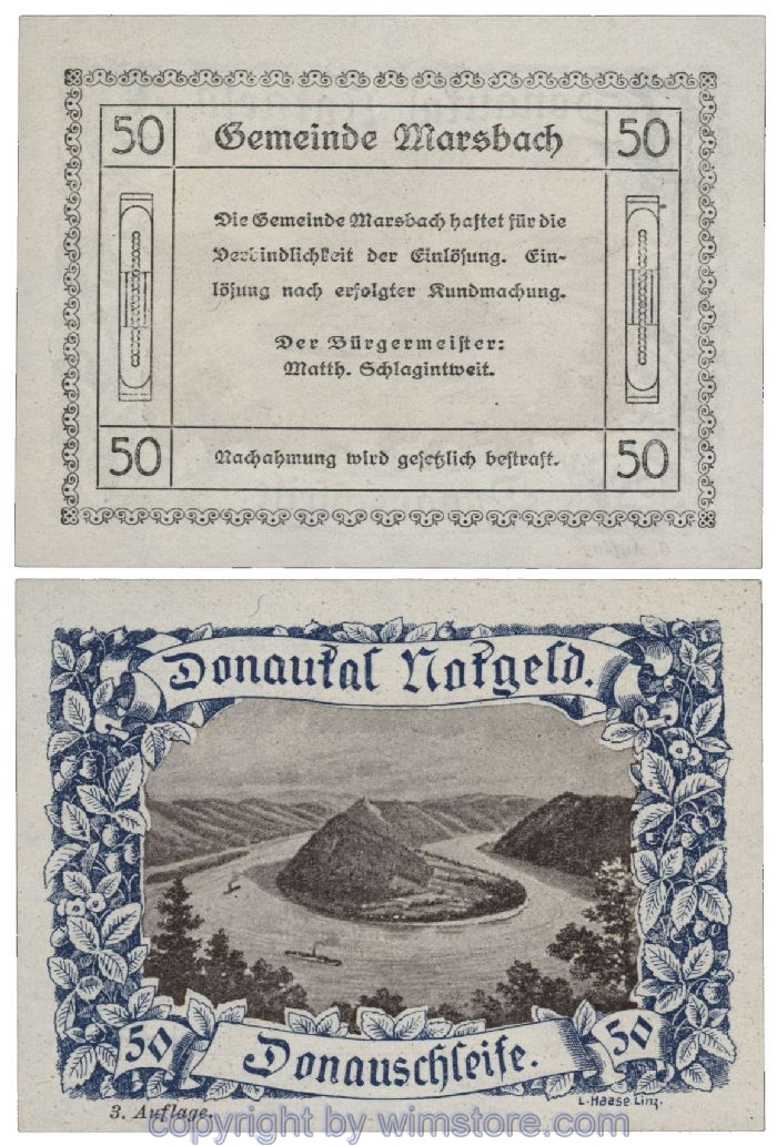 Donautal, G0127h114, 50 Heller; 1