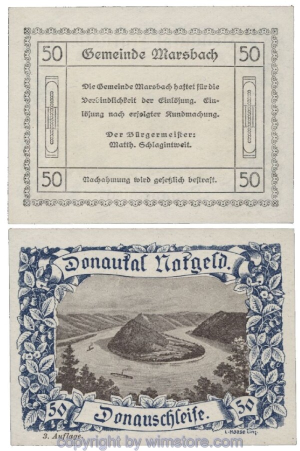 Donautal, G0127h114, 50 Heller; 1-
