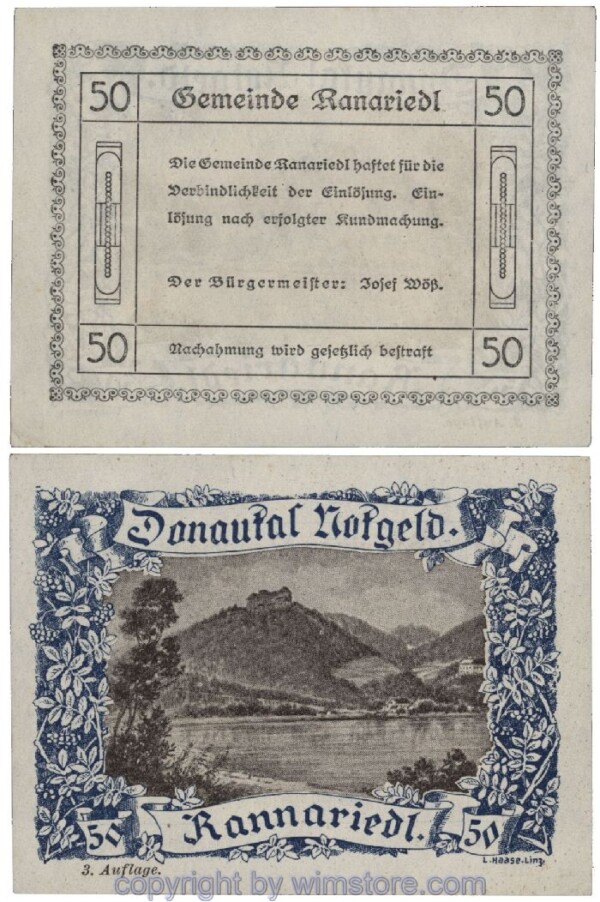 Donautal, G0127h116, 50 Heller; -1