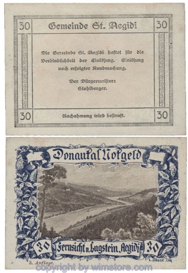 Donautal, G0127h119, 30 Heller; 1-