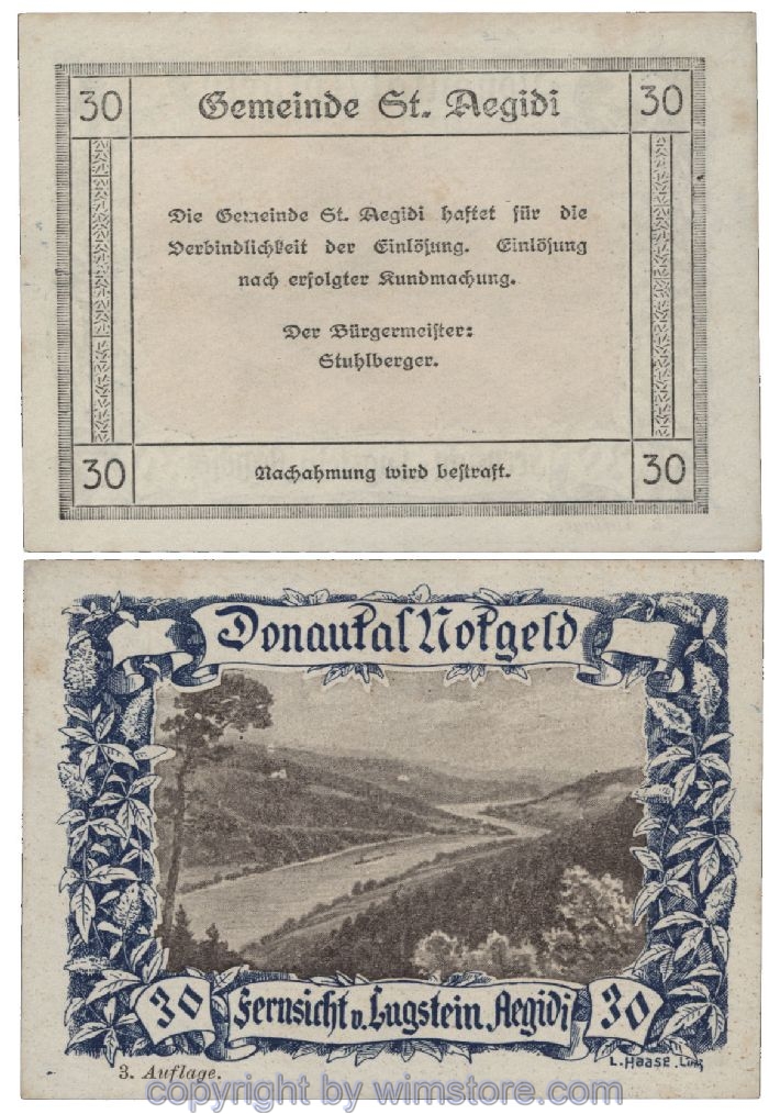 Donautal, G0127h119, 30 Heller; 1-