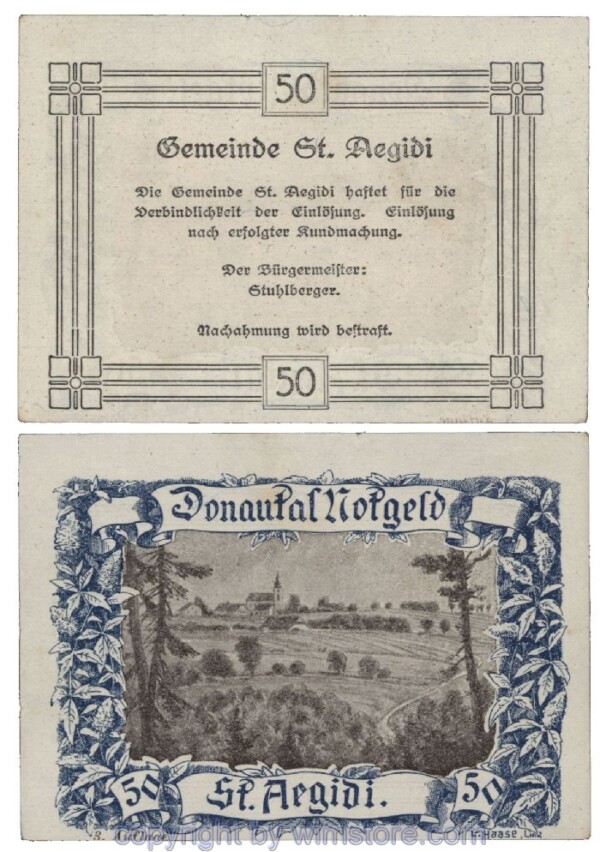 Donautal, G0127h124, 50 Heller; 1-