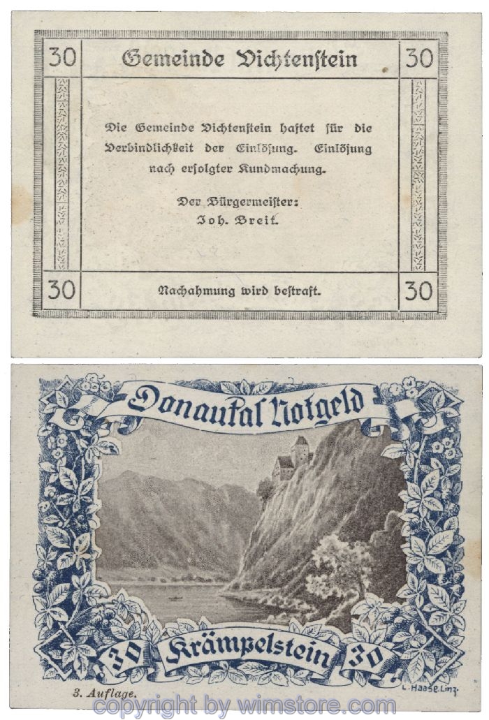 Donautal, G0127h127, 30 Heller; 1-