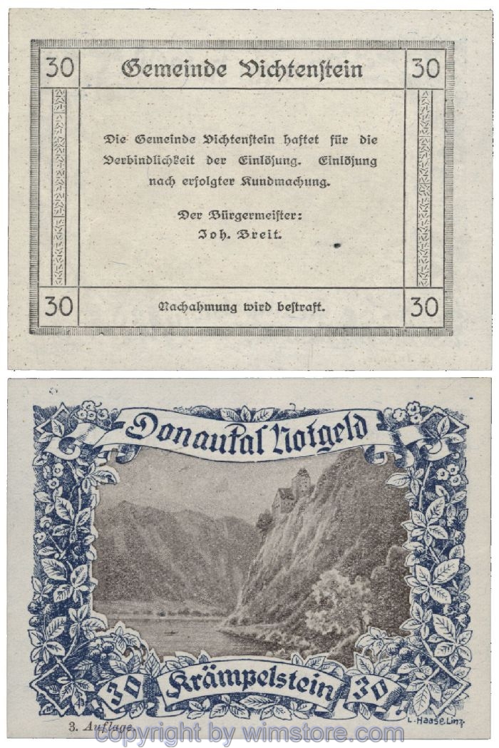 Donautal, G0127h127a, 30 Heller; 1-