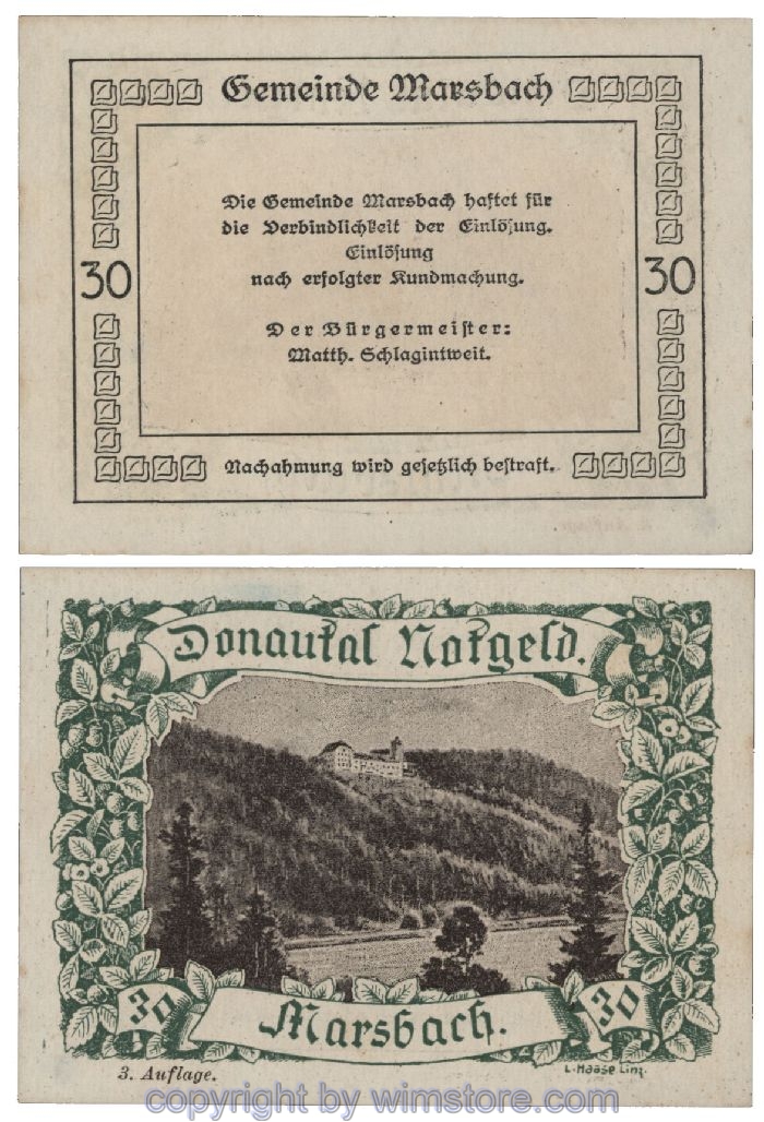 Donautal, G0127i129, 30 Heller; 1-