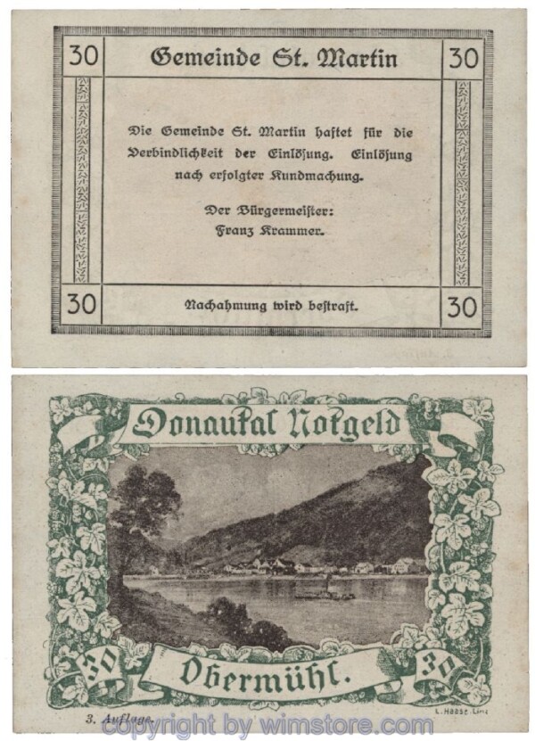 Donautal, G0127i141, 30 Heller; 1-
