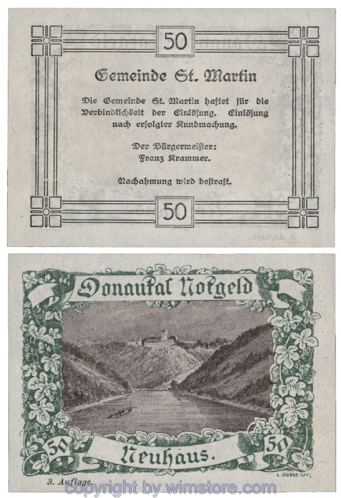 Donautal, G0127i142, 50 Heller; 1