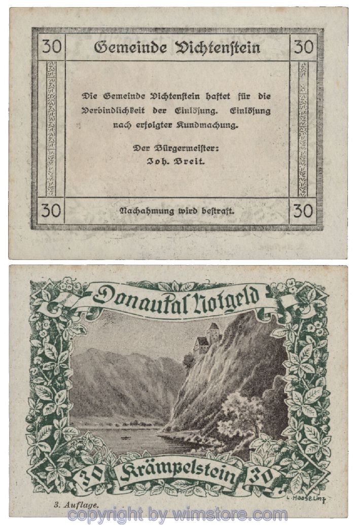 Donautal, G0127i143, 30 Heller; 1-