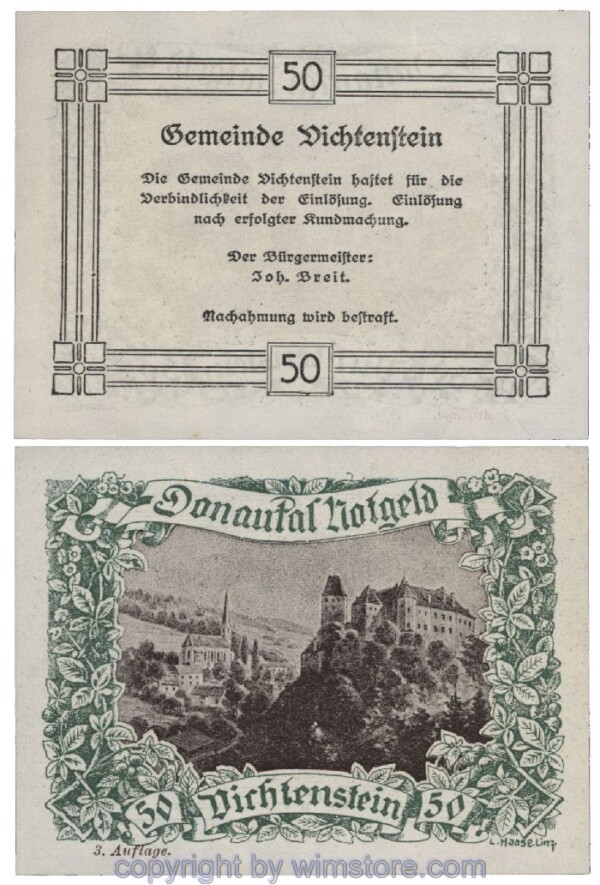 Donautal, G0127i144, 50 Heller; 1