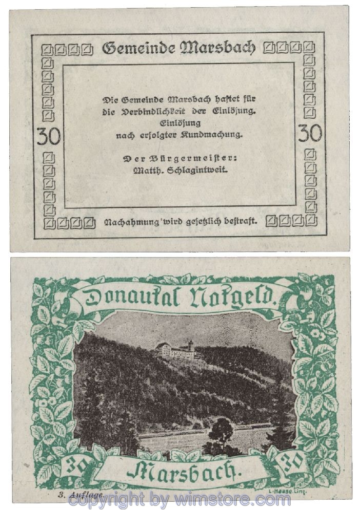 Donautal, G0127j145, 30 Heller; 1