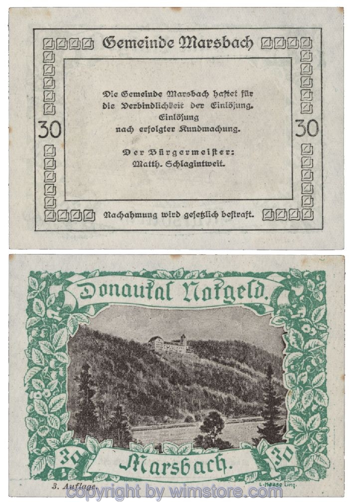 Donautal, G0127j145, 30 Heller; 1-