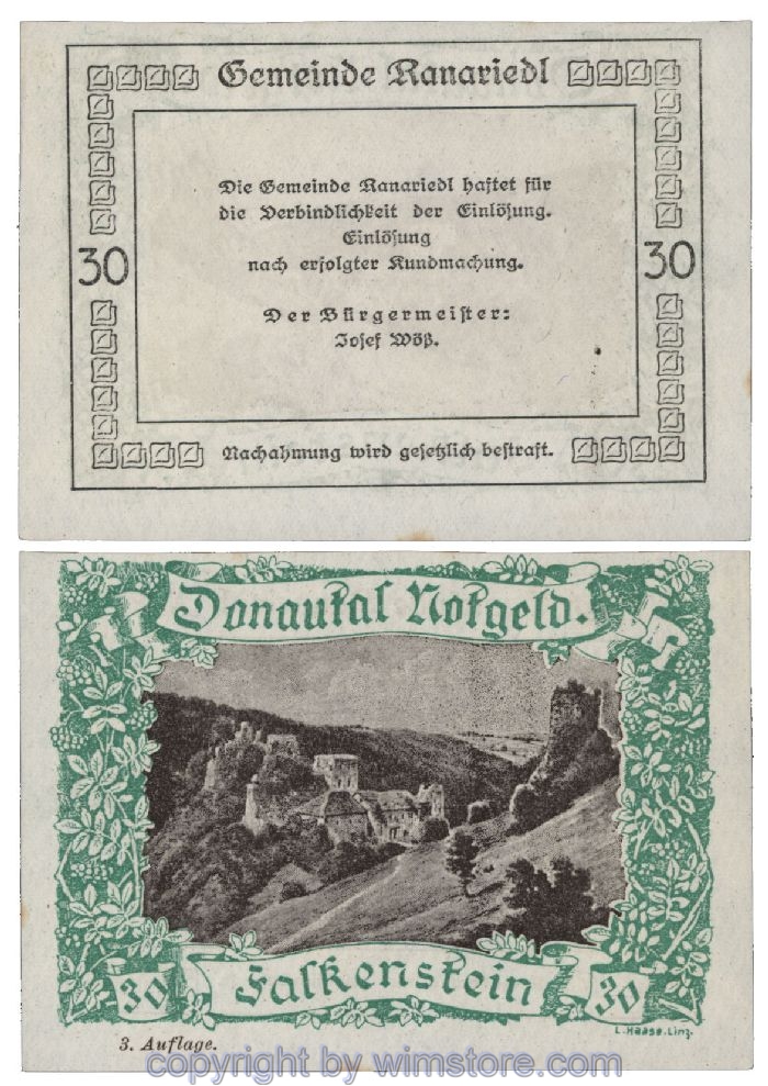 Donautal, G0127j147, 30 Heller; 1-