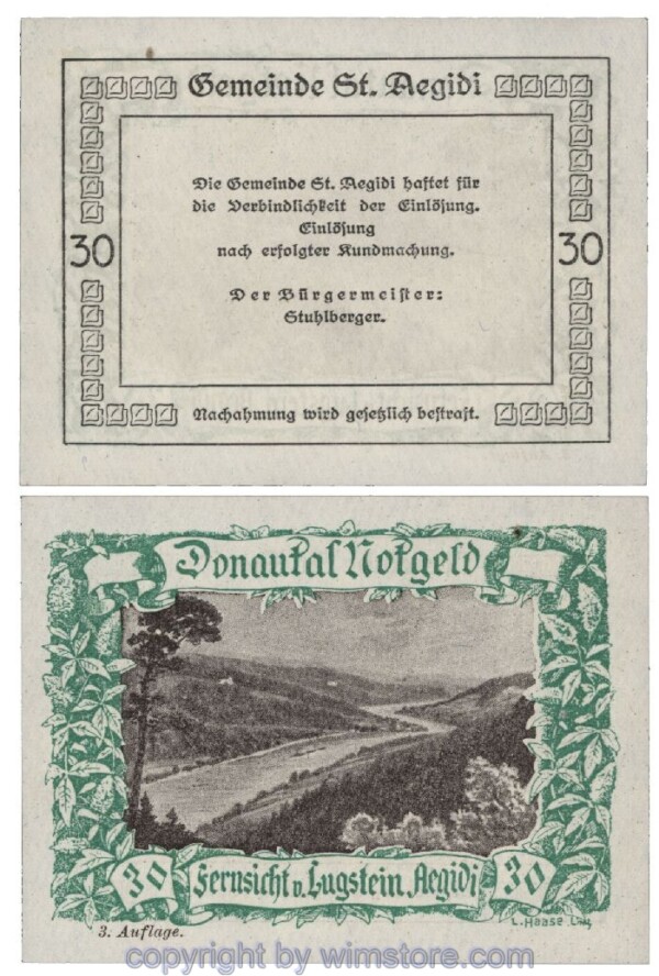 Donautal, G0127j152, 30 Heller; 1