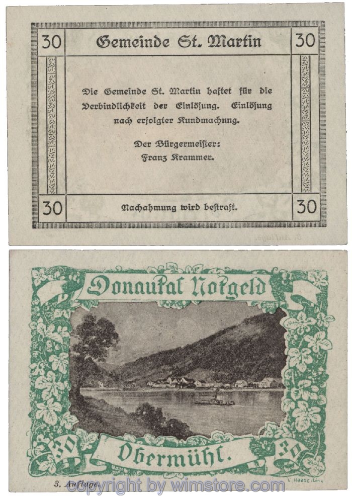 Donautal, G0127j157, 30 Heller; 1-